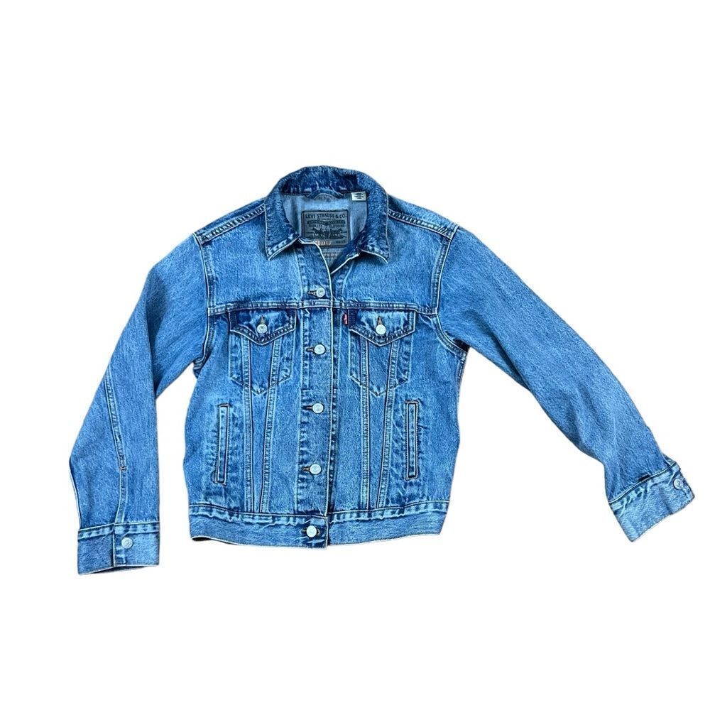 Levis Jauquard  Denim Trucker  Smart Jacket by Google